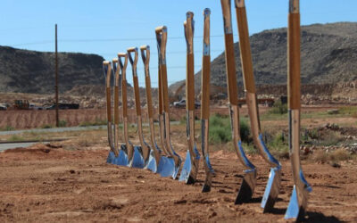 Local leaders stand for Ovation new 300-unit senior living campus groundbreaking