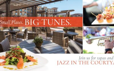 Join us for tapas and tunes at our Jazz in the Courtyard event!