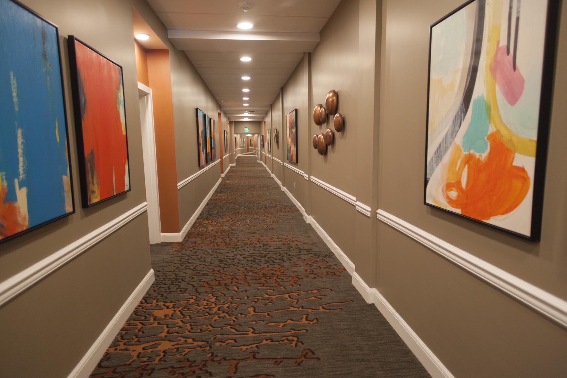 Ovation Sienna Hills Hallway Decorated