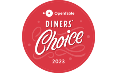 1861 Fine Dining Earns Diners’ Choice Award